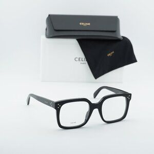 Celine CL50114I 001 Square Eyeglasses 53mm - Black